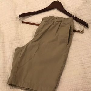 Land’s End girls school uniform khaki shorts